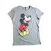 Disney Tops | Disney Mickey Mouse Tee | Color: Gray/Red | Size: S