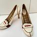 Gucci Shoes | Gucci Heels, Vintage, Off White Color, Gucci Stripe, Quick Before They’re Gone! | Color: Cream/White | Size: 10