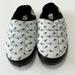 The North Face Shoes | Euc The North Face Quilted Thick Sole Slip-On Shoes | Color: Black/White | Size: 9