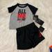 Nike Matching Sets | Baby Nike Short Set | Color: Black/Gray | Size: Various