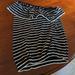 J. Crew Tops | Jcrew Striped One-Shoulder Tank Top | Color: Black/White | Size: M