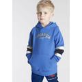 Kapuzensweatshirt KANGAROOS "für kleine Jungen" Gr. 128/134, blau (royalblau) Jungen Sweatshirts