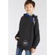 Kapuzensweatshirt ALIFE & KICKIN "für Jungen" Gr. 140/146, schwarz Jungen Sweatshirts