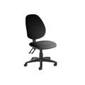 Vantage Plus High Back PCB Vinyl Operator Office Chair No Arms, Blue
