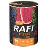 Rafi Adulti, 24 x 400 g - Con anatra, mirtilli e mirtilli rossi