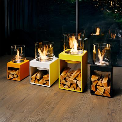 EcoSmart POP 3L [Design Ethanol Kamin]: Gelb - mit Schutzhülle