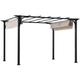 Sunjoy - Pergola acier/tissu giona - 363cm x 277cm