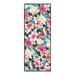 Blue/Green 61 x 24 x 0.3 in Area Rug - Jill Zarin Floral Machine Woven Nylon Indoor/Outdoor Area Rug in Pink/Green/Blue Nylon | Wayfair 3193627