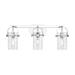 Innovations Lighting Bruno Marashlian Pilaster Ii Cylinder 24 Inch 3 Light Bath Vanity Light - 423-3W-PN-G423-7SDY