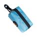 Lomubue Waste Bag Dispenser Zipper Closure Compact Size Waterproof Large Capacity Hook Design Carry Easily Oxford Portable Dog Poop Trash Bags Dispenser Gadget Dog Supplies