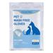 Pet No Rinse Gloves Cleaning Hair RemovalWet Wipes Non-Woven Dry Cleaning Gloves For for Grooming Lather Wipe Dry