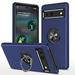 360 Rotating Ring Grip Hybrid Case for Google Pixel 7a - Blue