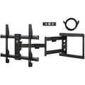 FORGING MOUNT Long Extension TV Mount Corner Wall Mount TV Bracket Full Motion with 30 inch Long Arm for Corner/Flat Installation fits 32 to 70 Flat/Curve TVs VESA 600x400mm Holds up to 99lbs