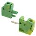 0707879 Terminal Block Screw Clamp 1 Position Green HDFK10GNYE