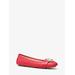 Michael Kors Fulton Logo Embossed Moccasin Red 8