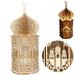 DTOWER LED Eid Desktop Wooden Ornaments Wood Ramadan Mubarak Night Light Home Decoration for Garden Bedroom Eid