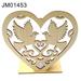 Farfi Wooden Heart Shape Mr Mrs Candlestick Candle Holder DIY Wedding Party Supplies (JM01453)