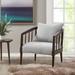 Madison Park Percy Spindle Accent Armchair with Removable Back Pillow