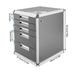 5 Drawer Desktop File Cabinet Storage Filing Cabinet with Label Lock Office