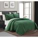 Chic Home Tiana 3 Piece Velvet Shell With Diamond Stitched Design Quilt Set