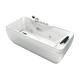 Whirlpool Pool Badewanne Wanne W49-TH-PR 170x80cm mit Farblichtherapie