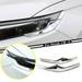 BSTHOE For Honda For CR-V 2023 ABS Chrome Car Front Headlight Eyebrow Cover Trim Strips