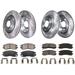 2001-2005 Dodge Stratus Front and Rear Brake Pad and Rotor Kit - Detroit Axle