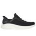 Skechers Women's Slip-ins: BOBS Sport Squad Chaos Sneaker | Size 5.5 | Black | Textile/Synthetic | Vegan | Machine Washable