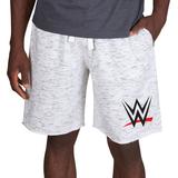 Men's Concepts Sport White/Charcoal WWE Alley Fleece Shorts