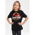 T-Shirt LOGOSHIRT "Jurassic Park Logo" Gr. 116, schwarz Mädchen Shirts T-Shirts