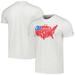 Men's Homage Heather Gray WWE All-American Wrestling Tri-Blend T-Shirt