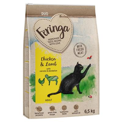 6,5kg Feringa Adult Duo Huhn mit Lamm Katzenfutter trocken