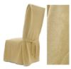 Ultra Suede Cream Dining Chair Cover 639 Chair