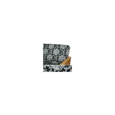 Damask Silver Black Futon Cover 217 Queen