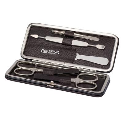 ERBE Siena Maniküre Set Bügel-Etui 5-tlg. Braun