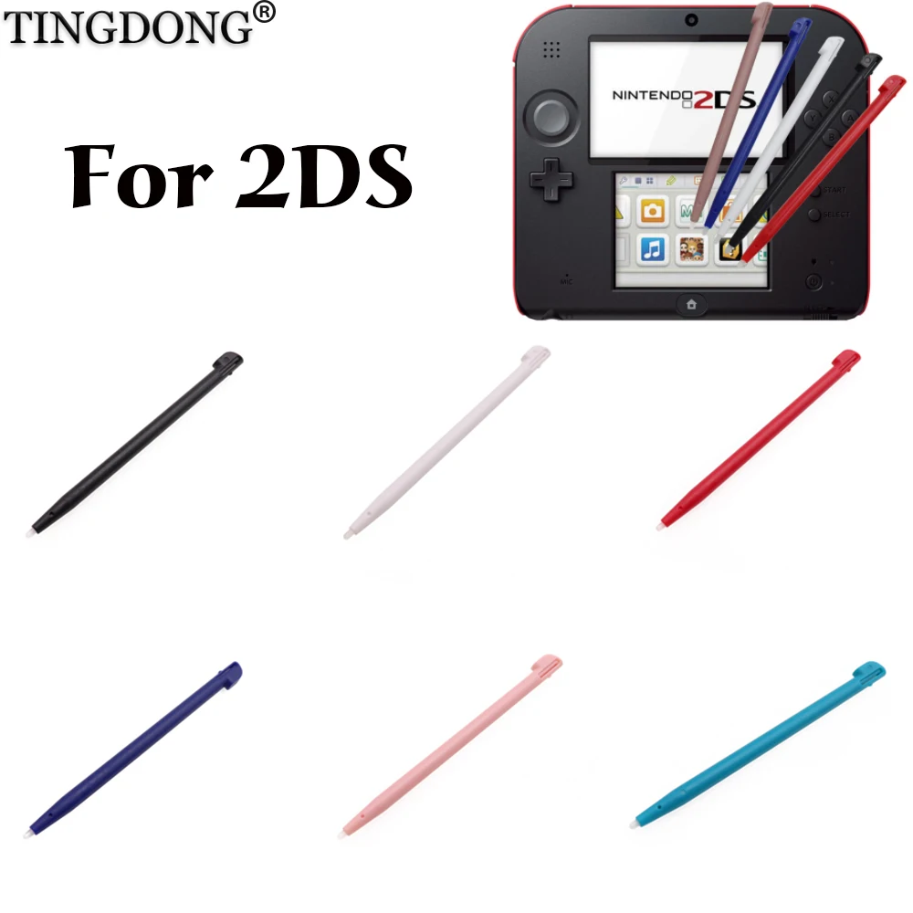 Stylet tactile en plastique pour console de jeu Nintendo 2DS, ensemble de stylos pour écran tactile, accessoires de console de jeu, lot de 6 pièces