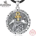 Eudora – collier Vintage en argent Sterling 925 Anubis égyptien dieu Patron œil porte-bonheur