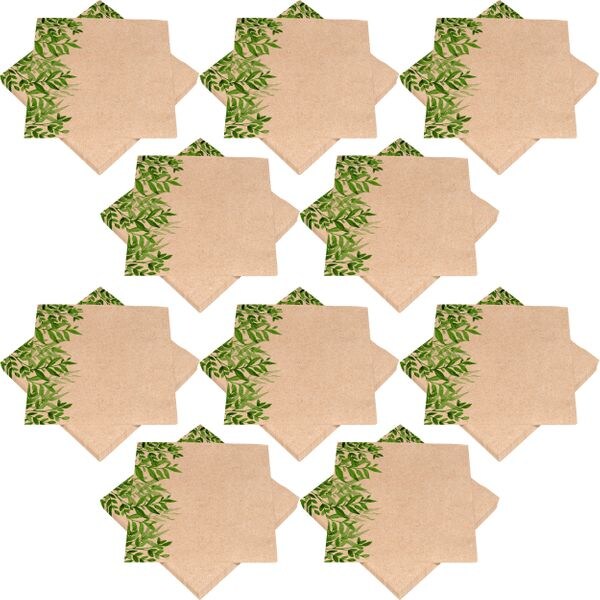 250 Servietten Eco braun be green Bambus Image