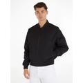 Blouson CALVIN KLEIN JEANS "BOMBER JACKET" Gr. M, schwarz (ck black) Herren Jacken Winterjacken