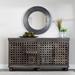 Bengal Manor Rubbed Black Patina Mango Wood Sideboard