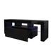 Entertainment TV Stand with LED Light TV Cabinet for up to 55-inch TVs