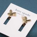 Kate Spade Jewelry | Kate Spade Butterfly Clip Earrings | Color: Gold | Size: Small