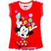 Disney Shirts & Tops | Disney Minnie Mouse Toddler Girls' Rainbow Dots Red T-Shirt | Color: Black/Red | Size: 5tg