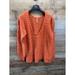 Free People Sweaters | Anthropologie Free People Oversized Sweater Crashing Waves Orange Womens Large | Color: Orange | Size: L