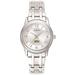 Women's Bulova Silver Arkansas Tech Wonder Boys Silver-Tone Dial Stainless Steel Quartz Watch