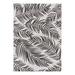 Black/White 136 x 94 x 0.13 in Area Rug - Bay Isle Home™ Nampa Floral Machine Woven Indoor/Outdoor Area Rug in | 136 H x 94 W x 0.13 D in | Wayfair