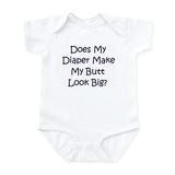 CafePress - Does This Diaper Make My Butt Look Big? Baby Onsie - Baby Light Bodysuit Size Newborn - 24 Months