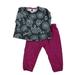 Pre-owned Tea Girls Brown | Pink Apparel Sets size: 12-18 Months