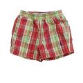 Pre-owned Ralph Lauren Boys Red | Green Plaid Trunks size: 9 Months