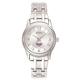 Women's Bulova Silver Loras College Duhawks Silver-Tone Dial Stainless Steel Quartz Watch